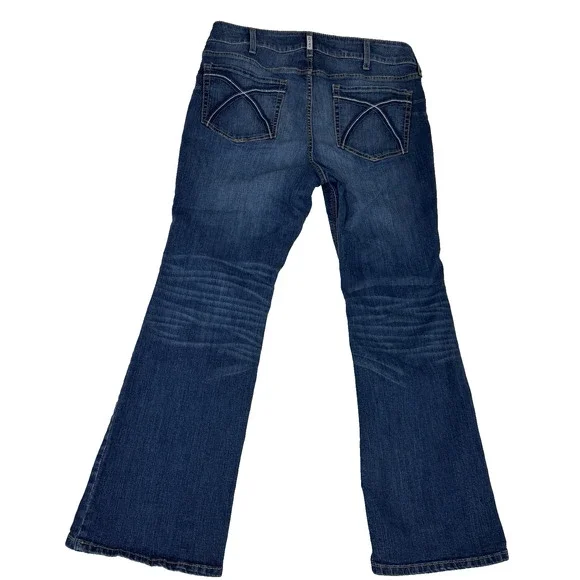 Ariat Real Rosa Bootcut Women's Jeans Sz 33 S Lita Med Wash Western Whisker - Picture 2 of 11